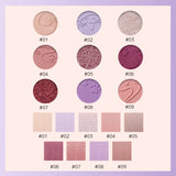 クォーツ 9色アイシャドウパレット - ZEESEA COSMETICS