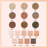 クォーツ ９色アイシャドウパレット - ZEESEA COSMETICS