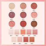 クォーツ ９色アイシャドウパレット - ZEESEA COSMETICS
